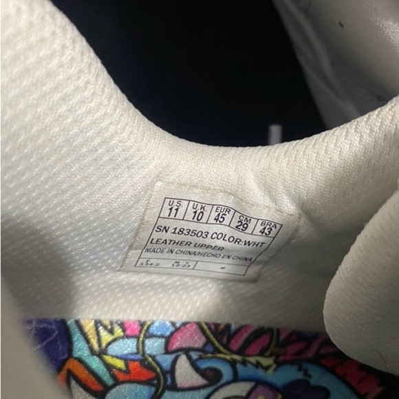 Skechers White Athletic Shoes Retro Design - Picture 9 of 9